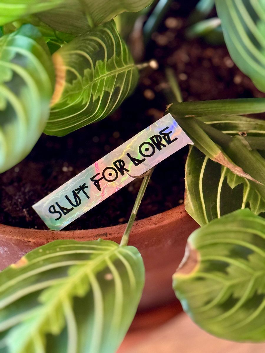 Slut for Lore Holographic Sticker product image (1)