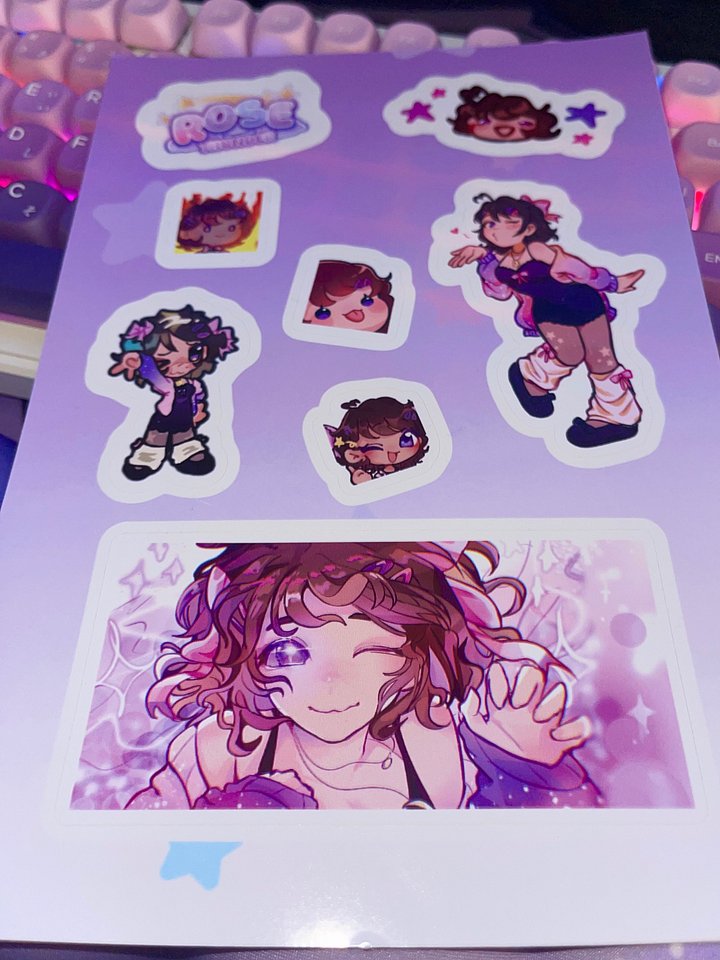 Rose Stickers 💜 product image (2)