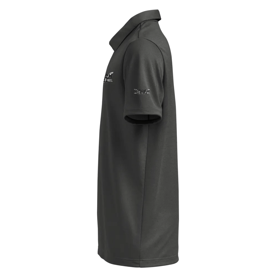 Space-Dyed Polo Shirt - Embroidered - Black HApex Gear Black Logo product image (9)