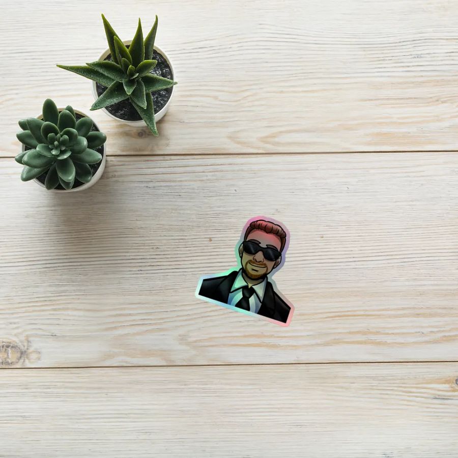 Sharp Dapper Holographic Sticker Set product image (10)