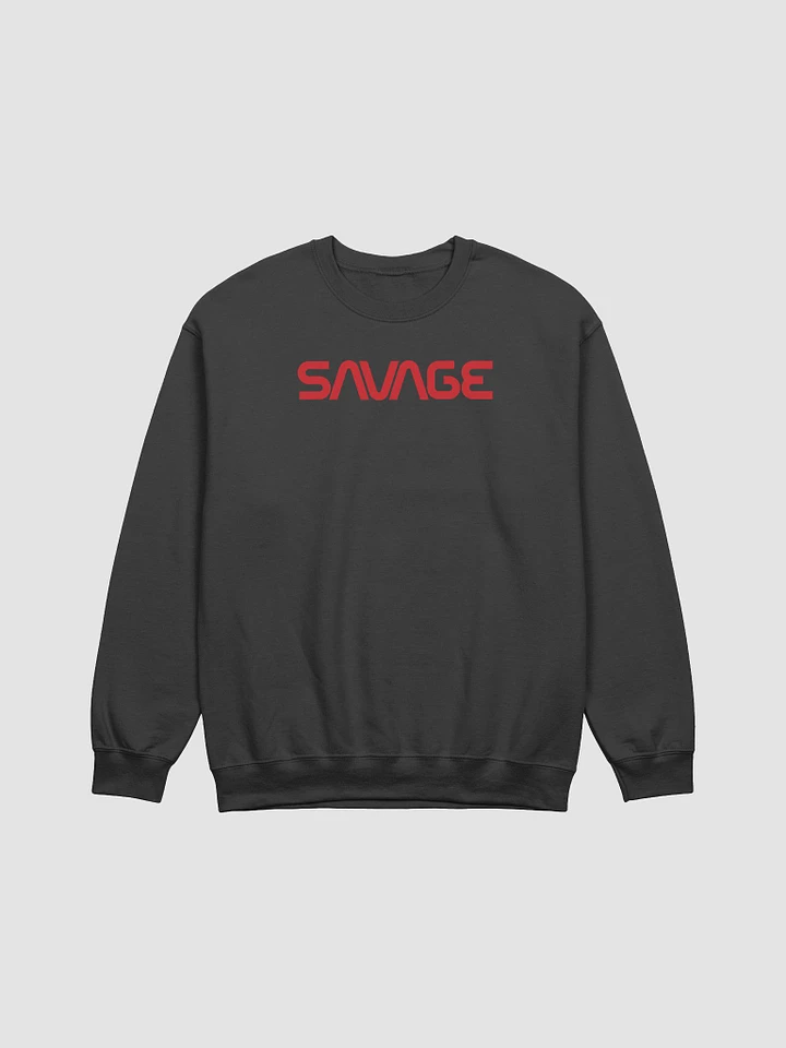 Savage Worm (Black) (Crewneck Sweatshirt) product image (1)