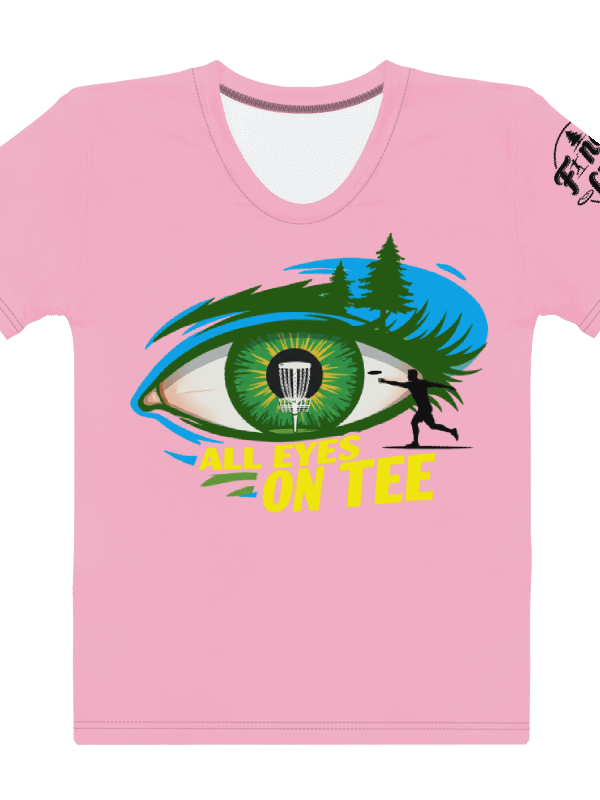 Fancy Lads Women's Pink T-shirt "All Eyes On Tee" product image (1)