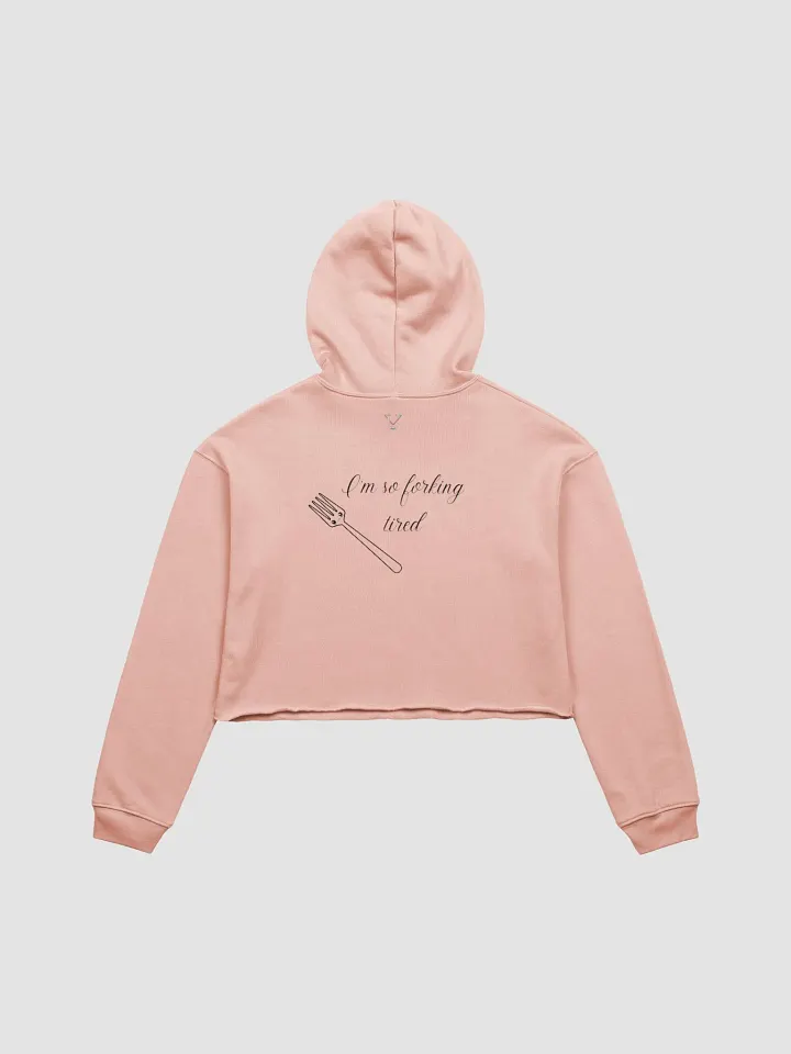 Sporking Tired Crop Hoodie product image (1)