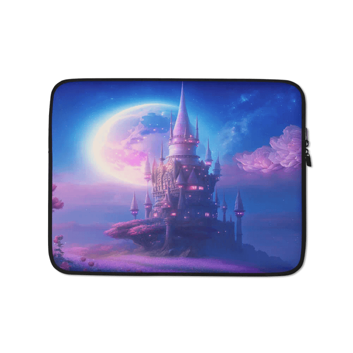 Moonlit Castle Dreams Laptop Case product image (1)