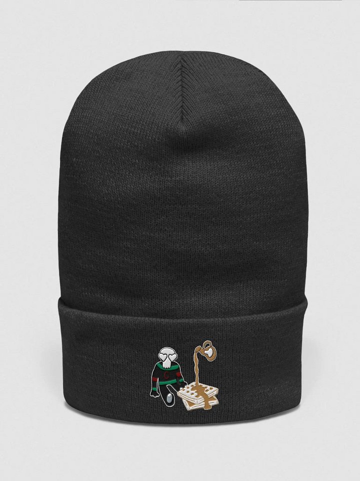 Skull Loves Waffles Beanie product image (1)