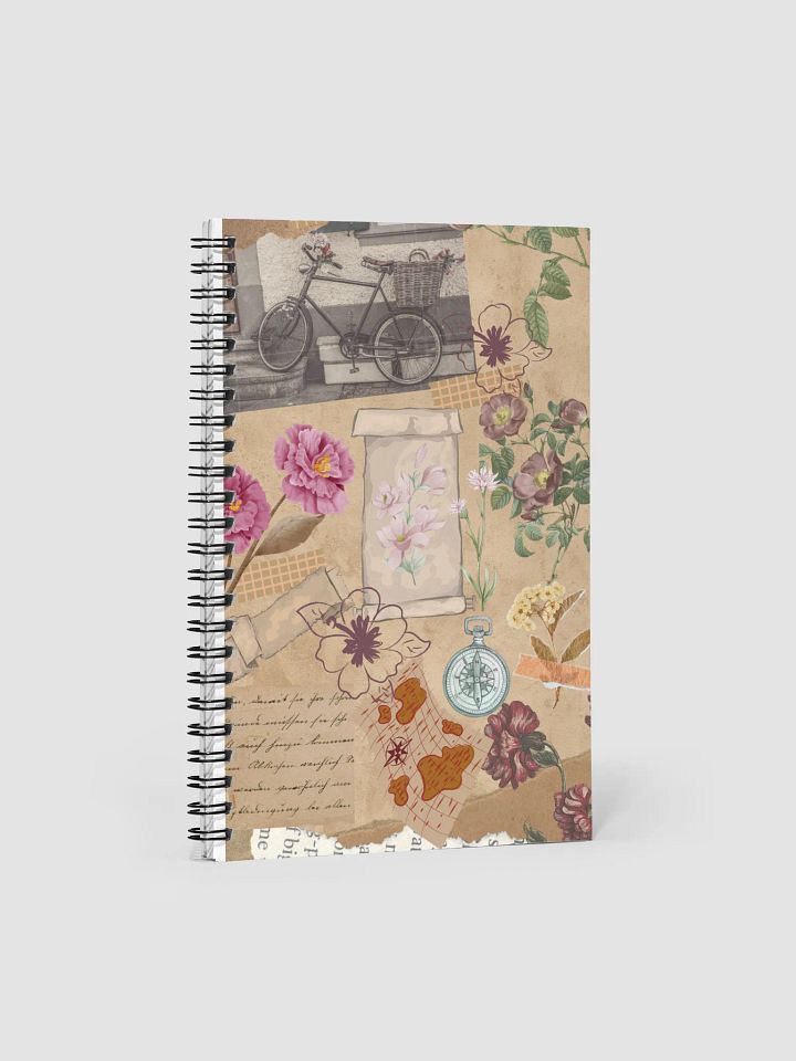 Floral Wanderlust Spiral Notebook product image (1)