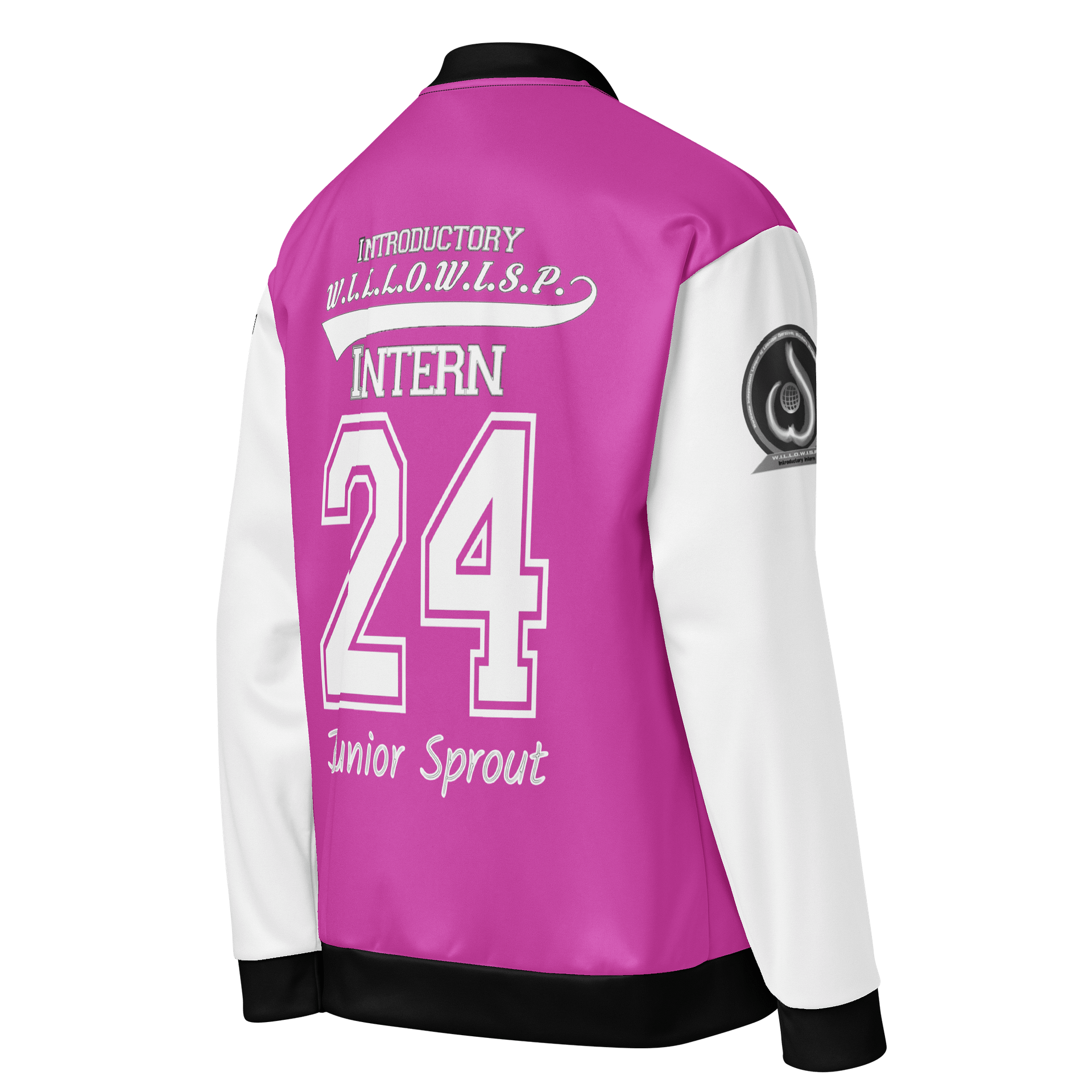 WILLOWISP Intern Varsity Jacket (Pink) product image (4)
