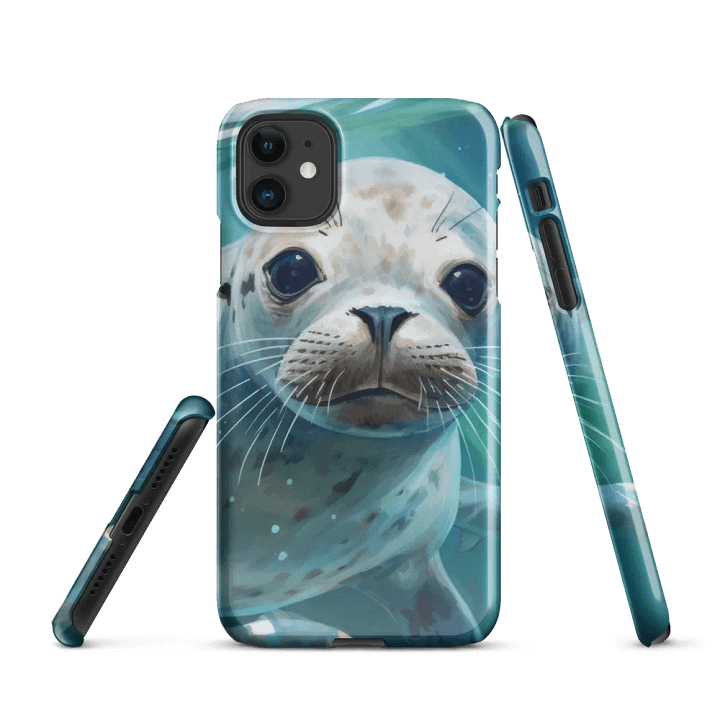 Whiskered Seal iPhone® Snap Case product image (2)