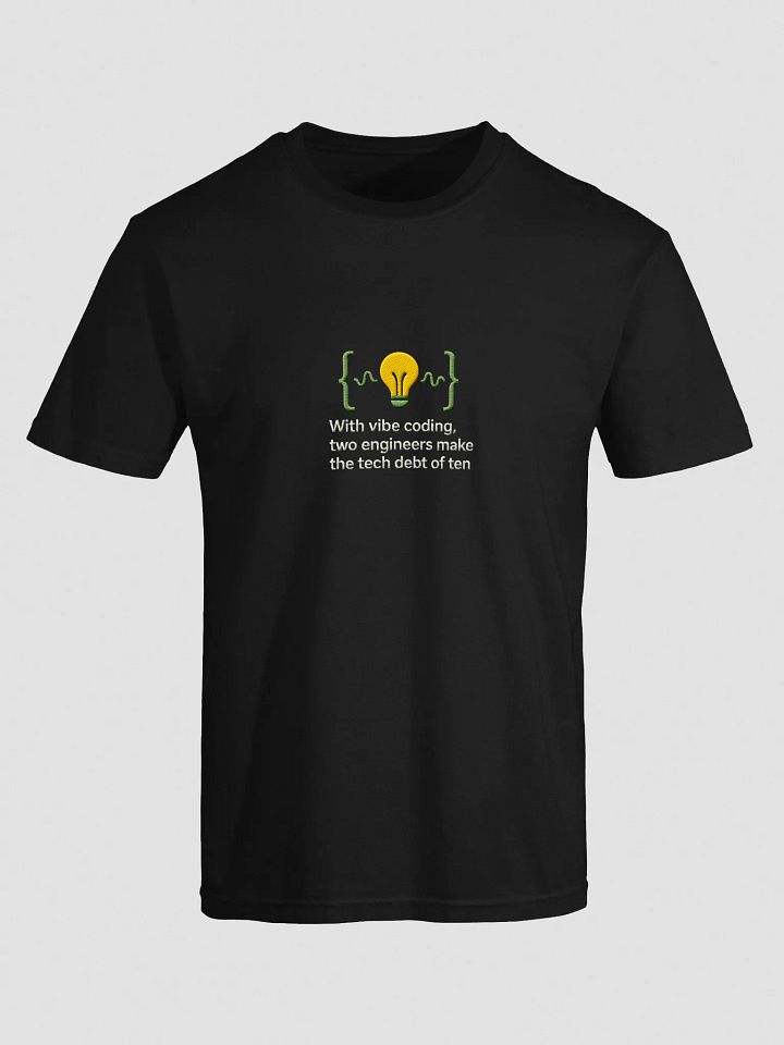 Vibe Coding: Deploy Chaos Efficiently Dark T-Shirt product image (1)