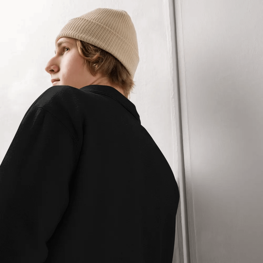 Stronger Than I Appear. Worthy Of All I Want. Zip Neck Sweater product image (5)