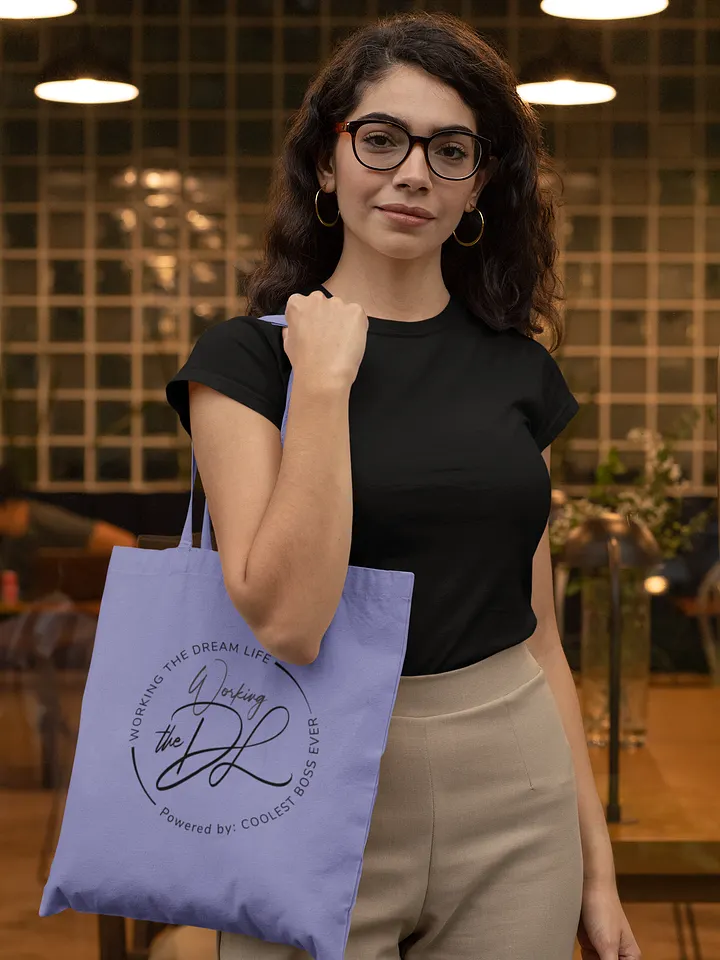 Blue Econscious Organic Cotton Tote Bag – Eco-Friendly Reusable Shopping & Everyday Carry Bag product image (2)