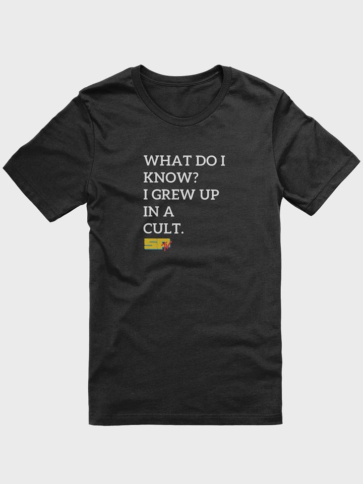 What Do I Know? Left. W on B. Bella Super Soft T-Shirt product image (2)
