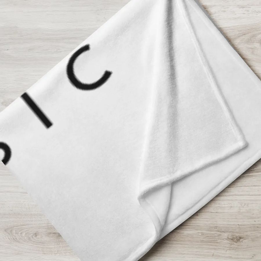 TDS Music Throw Blanket - White with Musical Design | Soft Polyester | Machine-Washable product image (7)