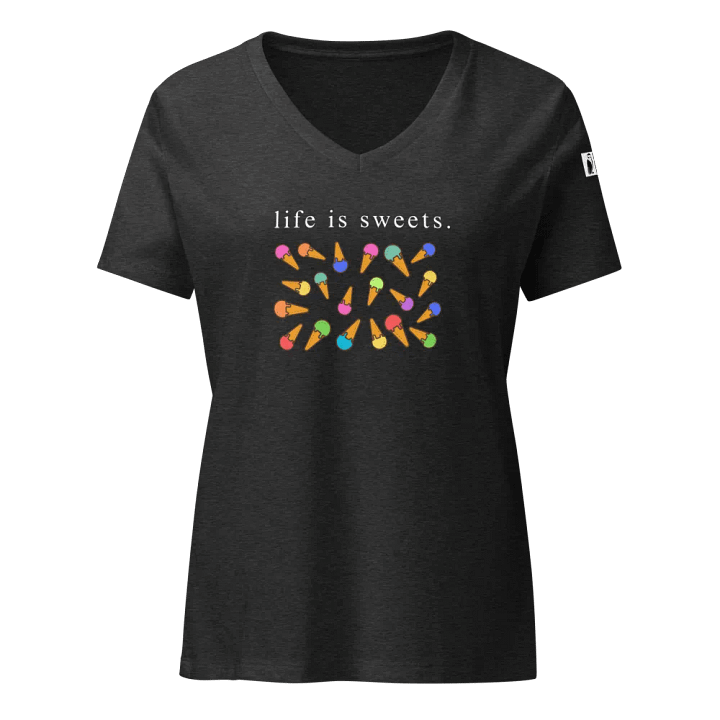 Life Is Sweets. V-Neck Tee product image (1)