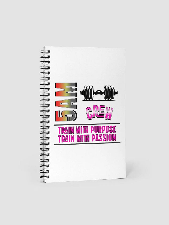 5AM Crew Weightlifting Dumbbell Crew Spiral Notebook product image (1)