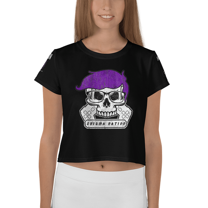 Enigma Nation Crop Graphic Tee product image (1)