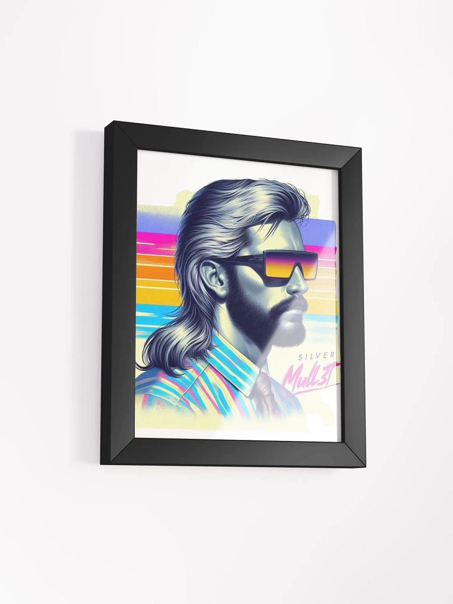 SILVER MULLET FACE POSTER FRAMED product image (20)