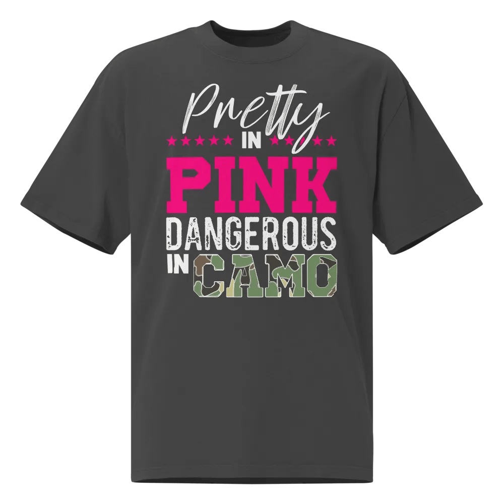 GHTVHub-Pretty in Pink Distorted Graphic T-Shirt product image (1)