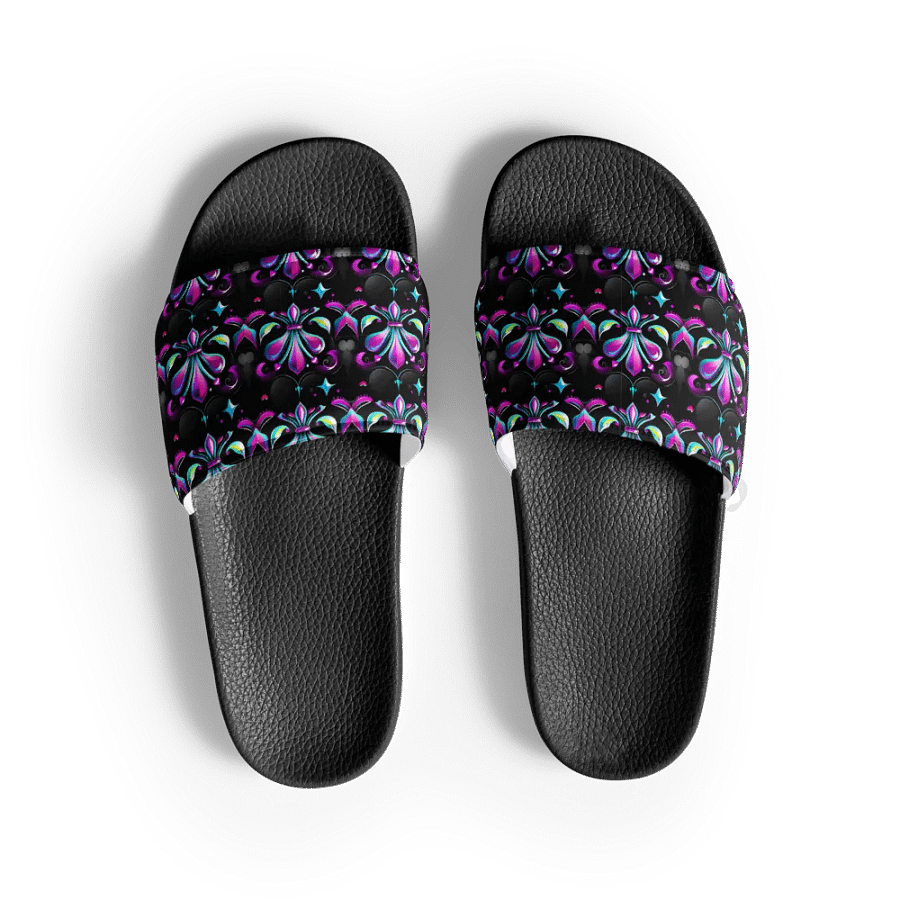 Mardi Gra All Over Print Slip On Slides product image (2)
