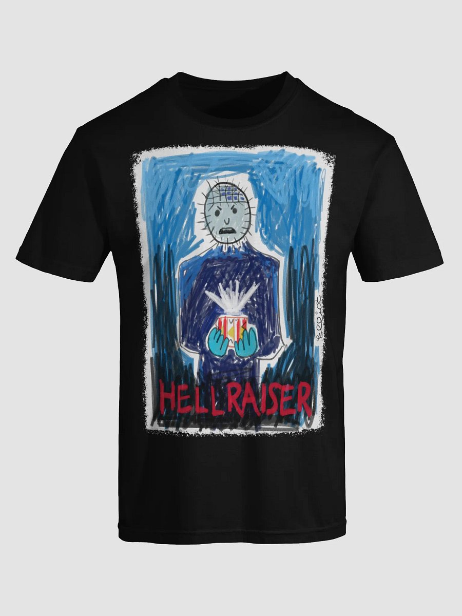 ⛓ “HELLRAISER PINHEAD” – Creepy Kids Cenobite Crayon Funny Unisex Tee Limited Edition🎨🩸 product image (5)