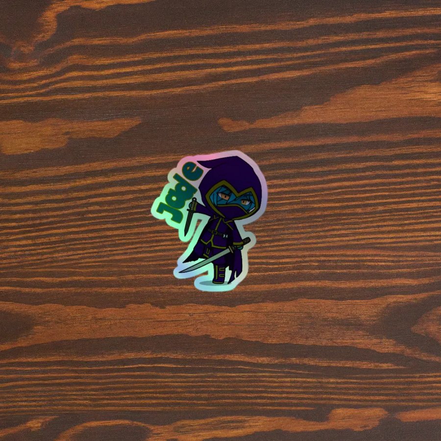 Jade - Shadow Bears - rainbow sticker product image (3)