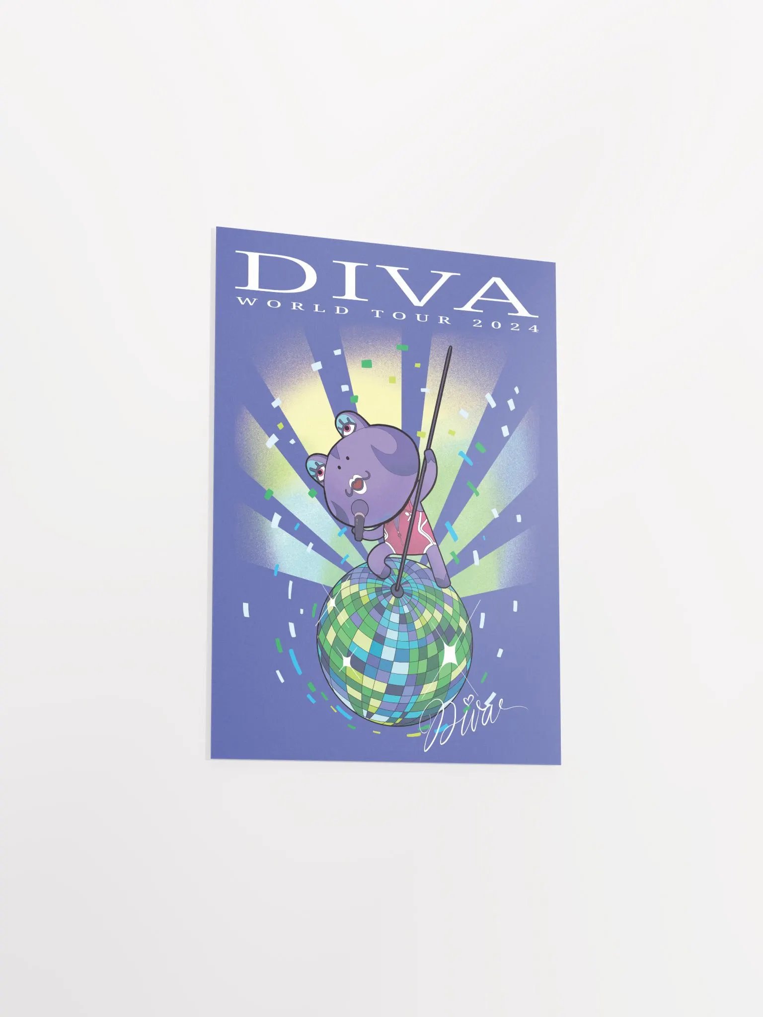 Diva World Tour 2024 Poster product image (3)