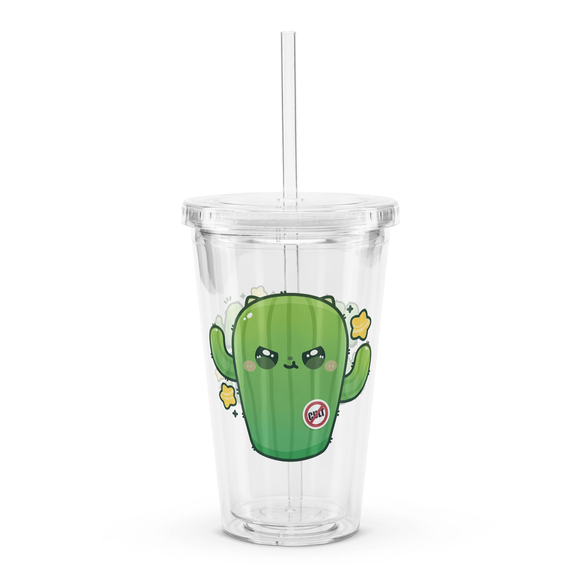 Not a Cult Clear Tumbler product image (1)