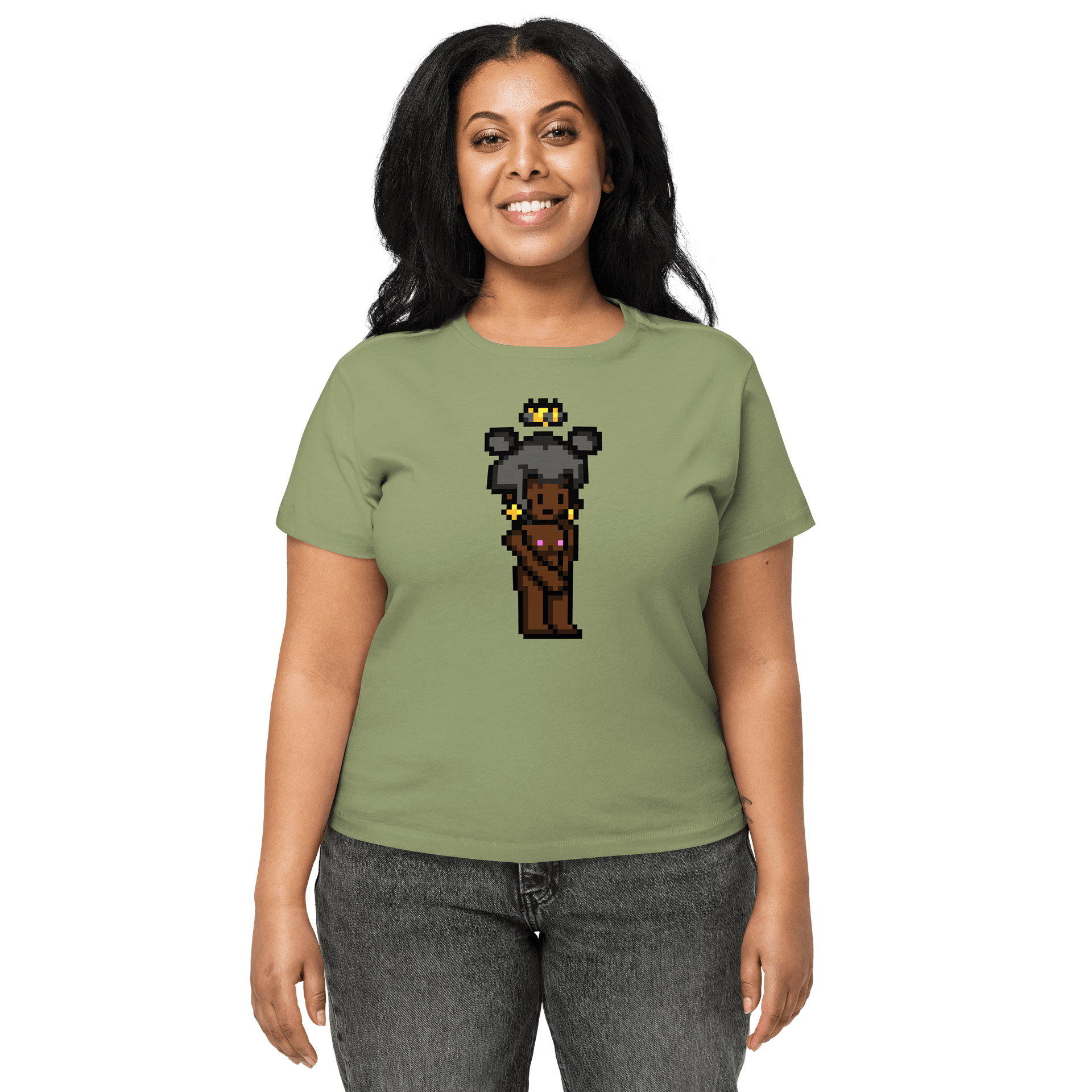 Pixel Queen 👑 High-Waisted T #111 product image (5)