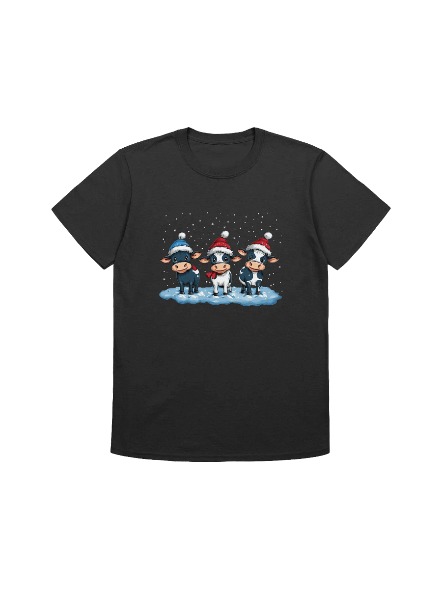 Baby Cows Christmas Unisex T-Shirts product image (5)