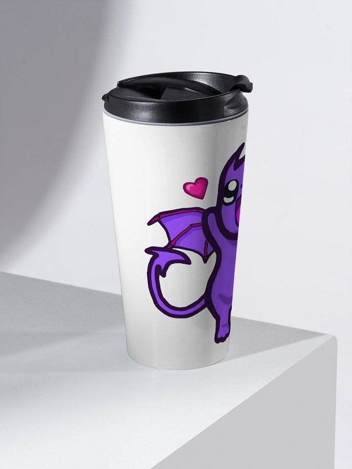 Stainless Steel Travel Mug - Waving Jeffrey product image (2)