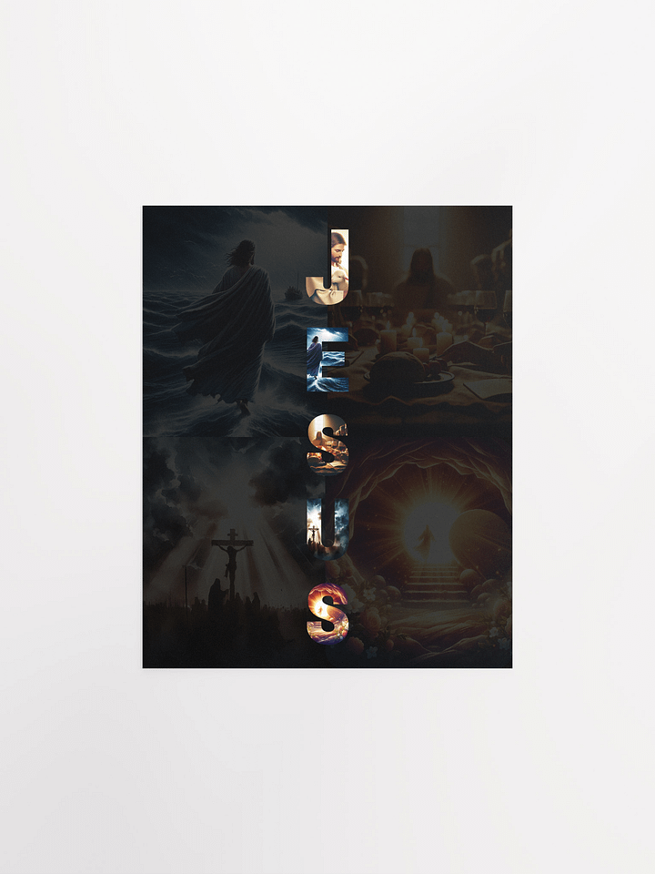 JESUS: A Journey of Hope, Sacrifice, and Resurrection - Digital Art Poster product image (1)