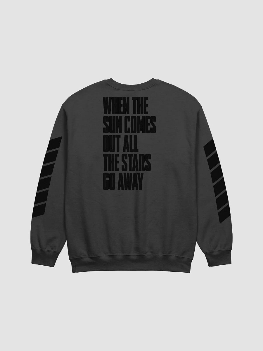 Jesus Is King Matte Black Crewneck Sweatshirt product image (3)