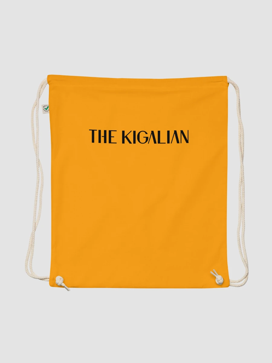 The Kigalian Gold Organic Cotton Drawstring Bag product image (2)