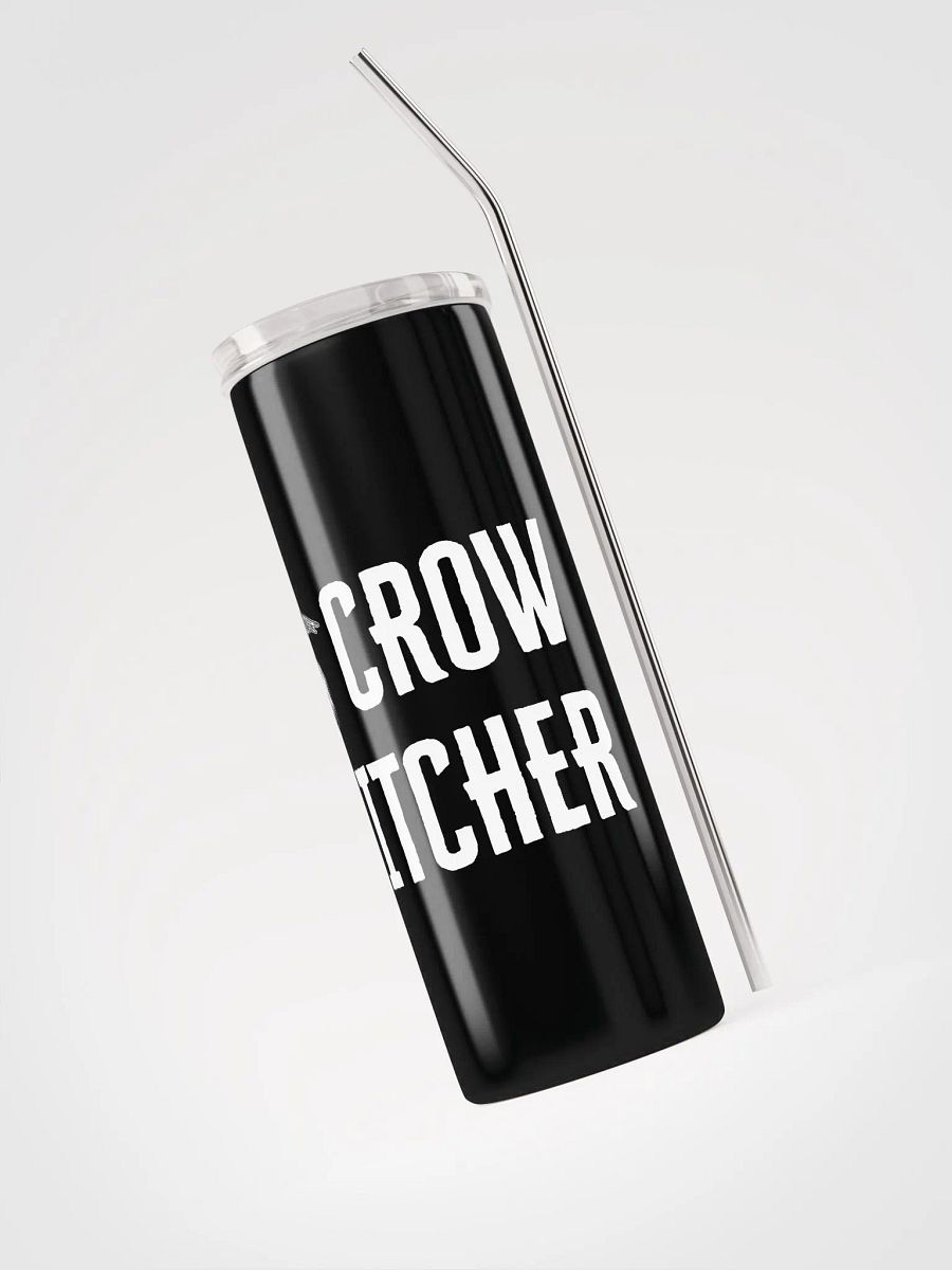 Crow Stitcher Skull & Crow Stainless Steel Tumbler - Black product image (3)