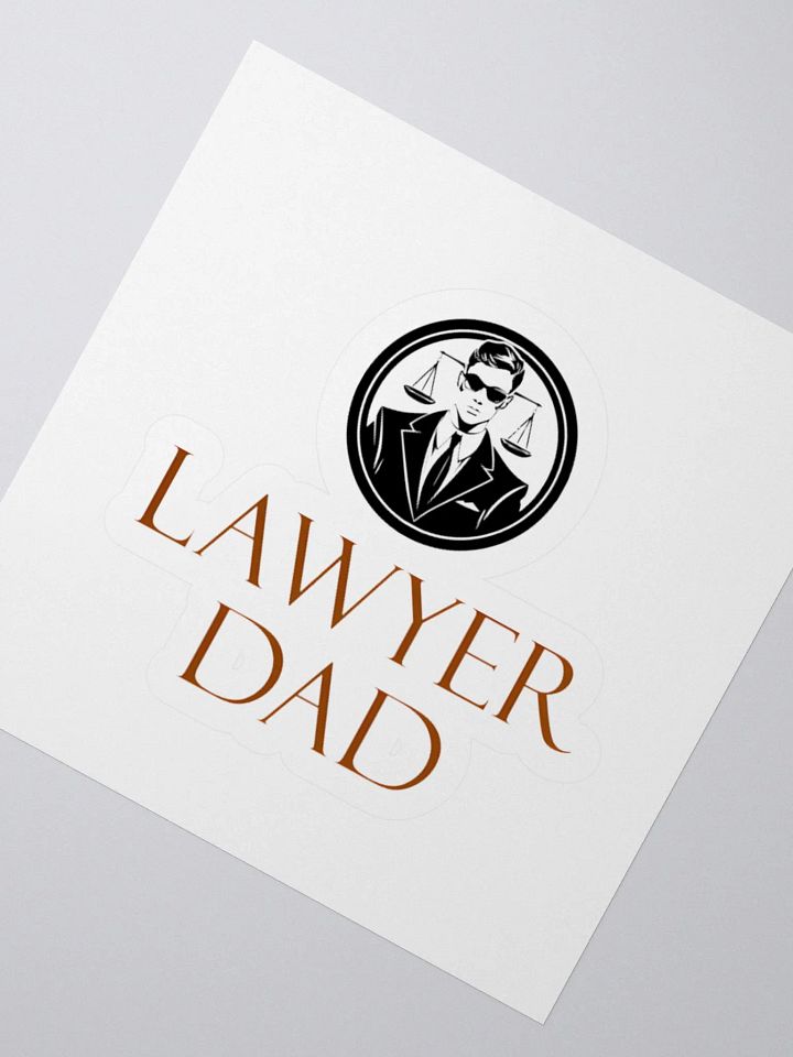 Lawyer Dad Justice Sticker product image (4)