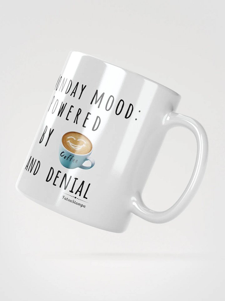 Funny Monday Mood Coffee White Glossy Mug product image (5)