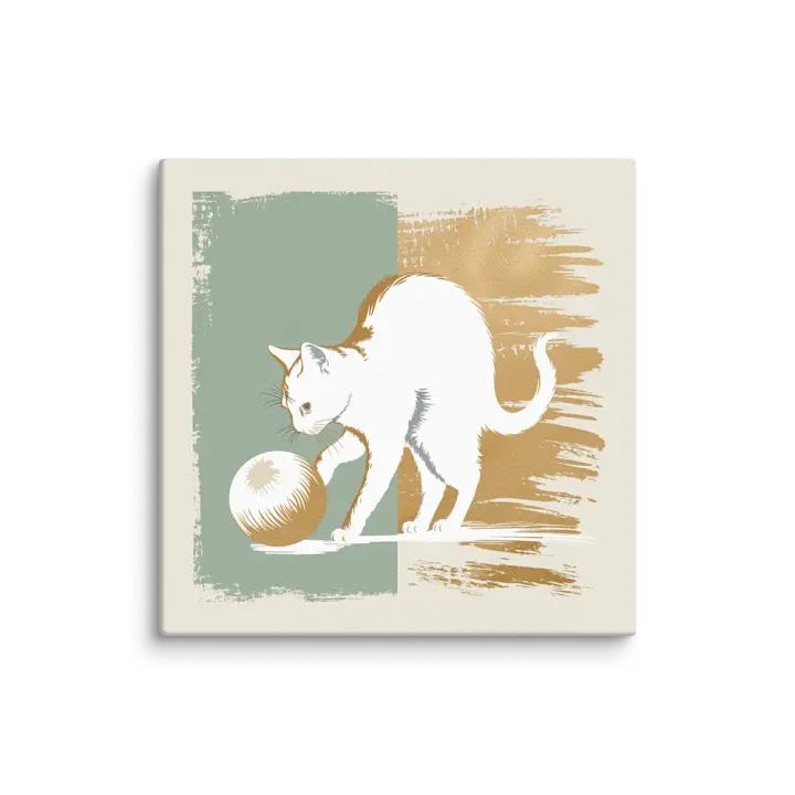 Holiday cat charm - wall art product image (2)