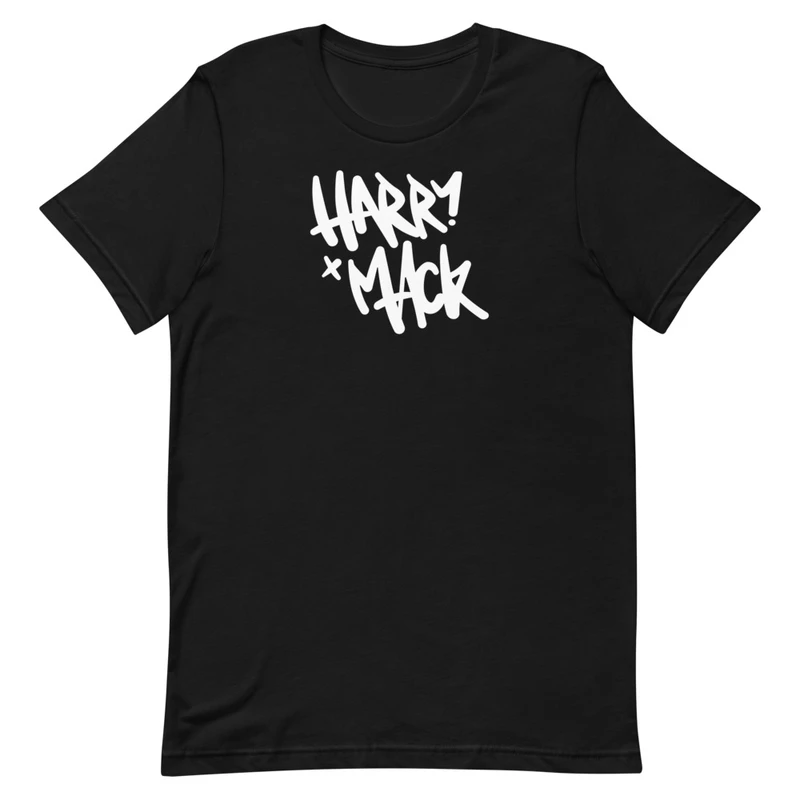 HARRY MACK STACKED GRAYSCALE T-SHIRT product image (1)