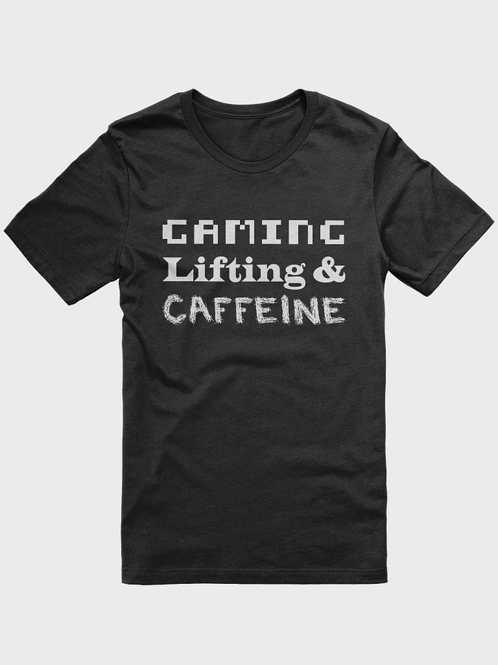 Gaming, Lifting & Caffeine T - White product image (1)