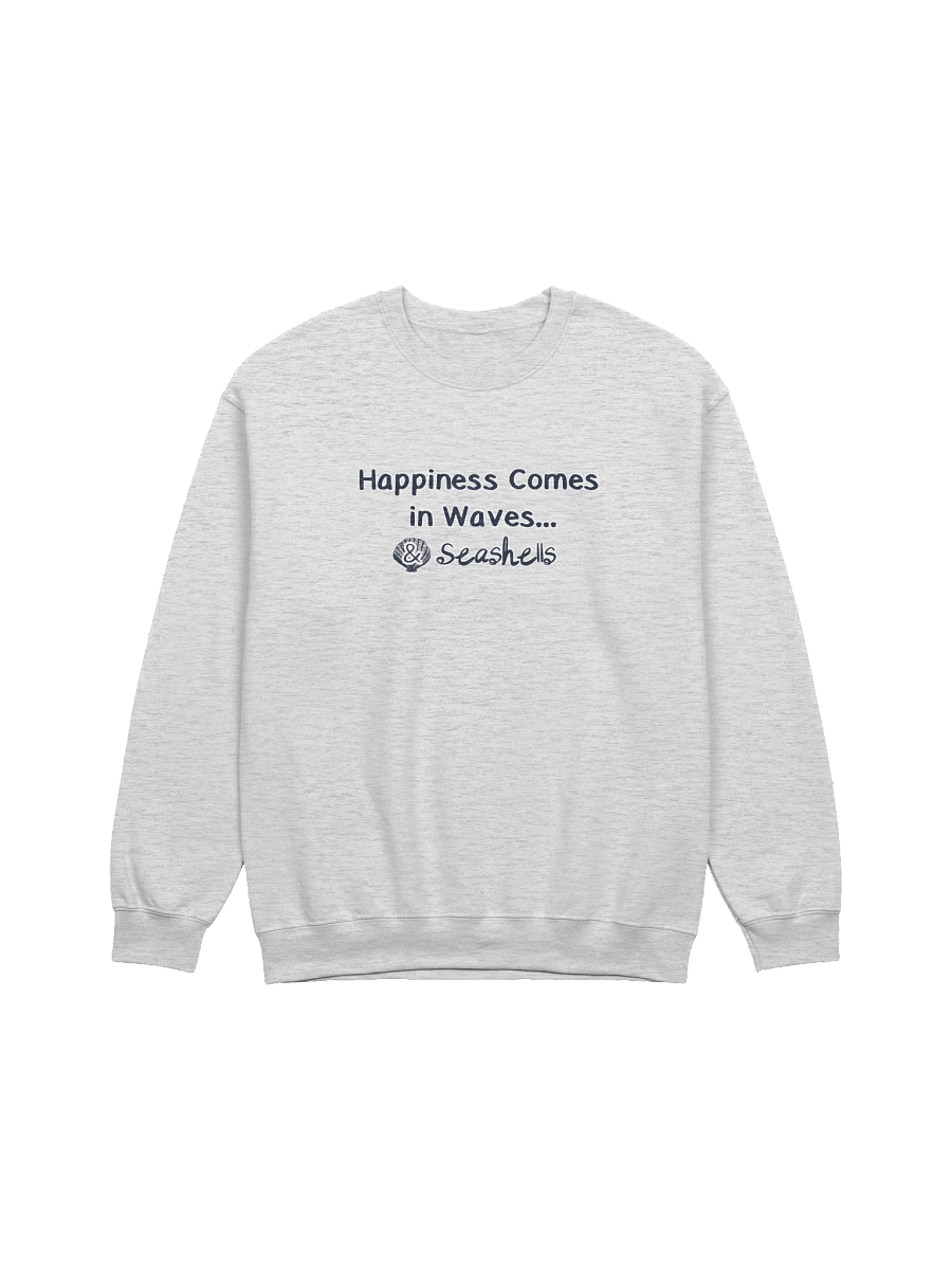 Happiness Comes in Waves...& Seashells | Crewneck Sweatshirt product image (7)
