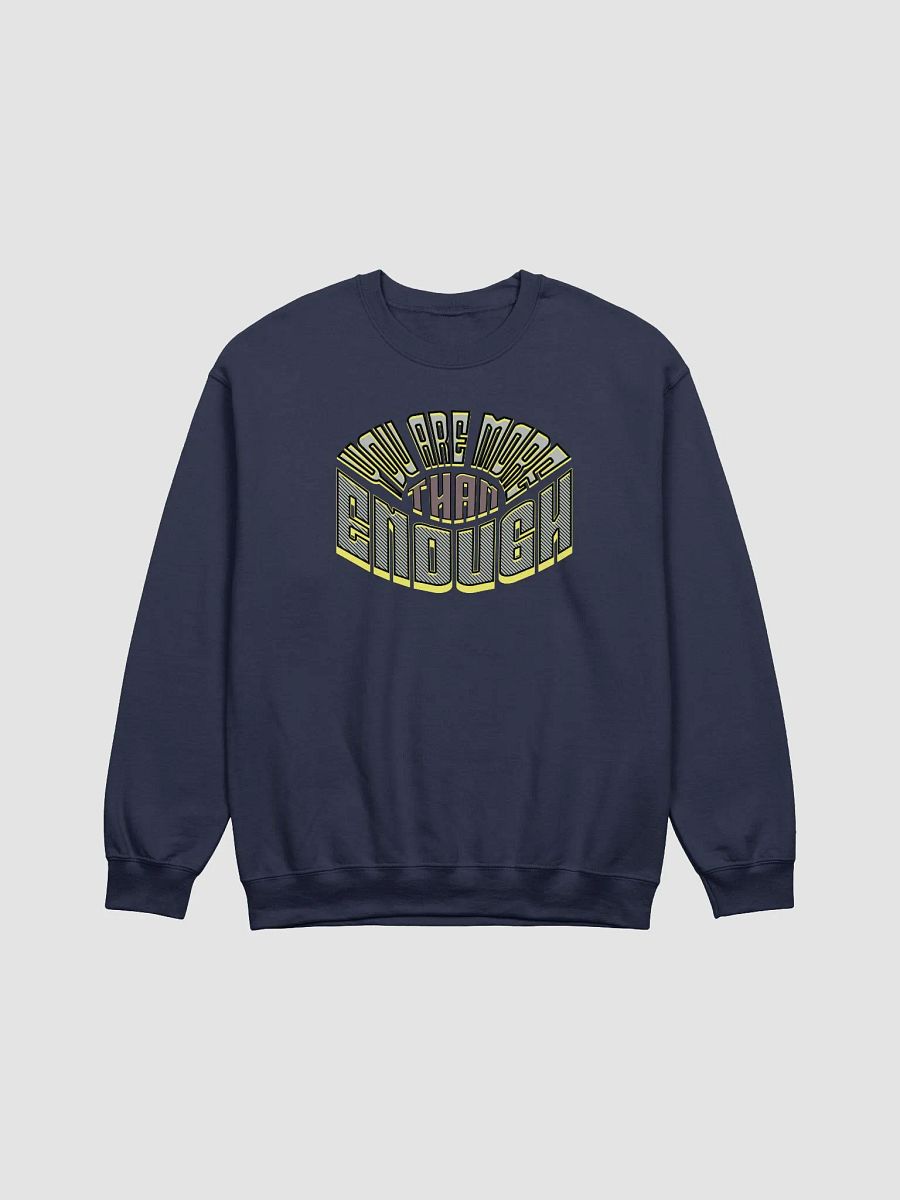 You Are More Than Enough Empowerment Stripes Crewneck Sweatshirt product image (13)