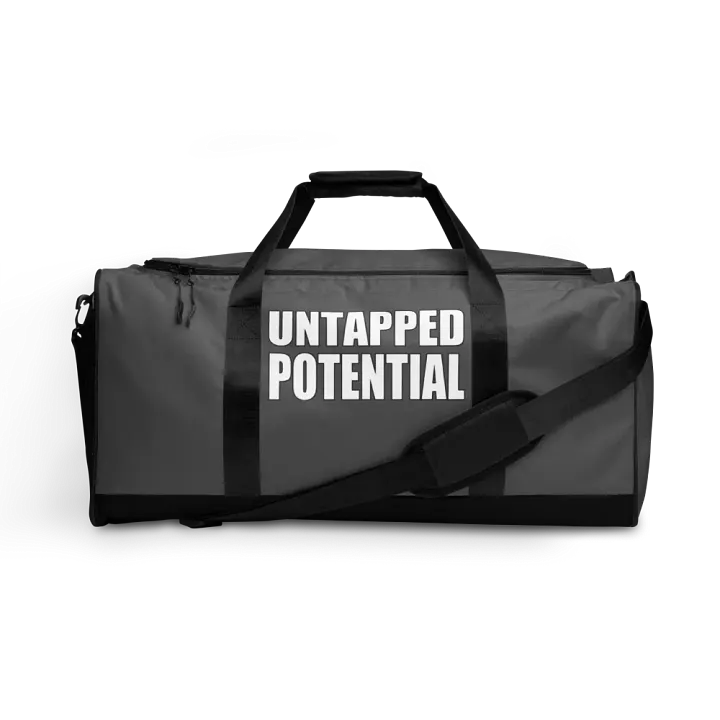 Untapped Potential Gray Duffle Bag product image (1)
