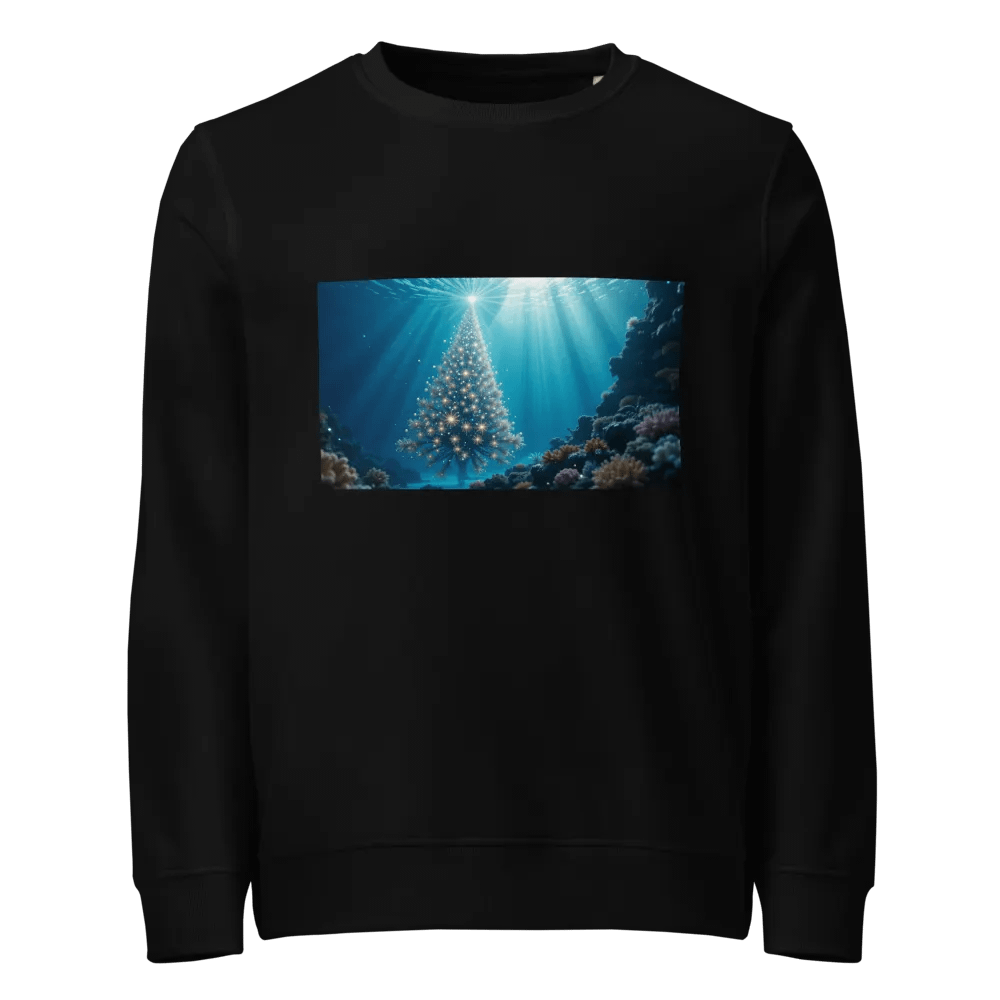 Aqua Christmas Magic Organic Sweatshirt product image (1)