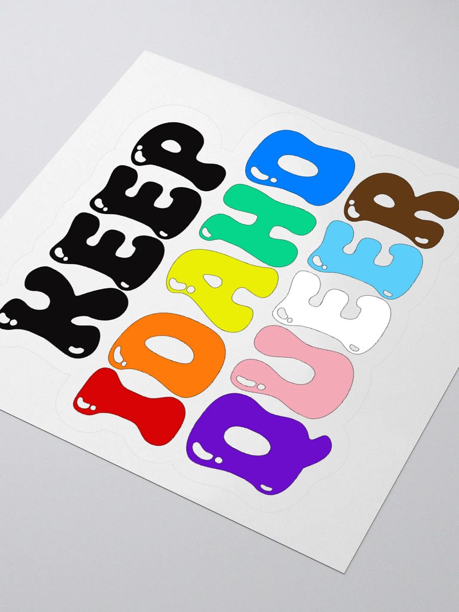 "KEEP IDAHO QUEER" slogan sticker product image (3)