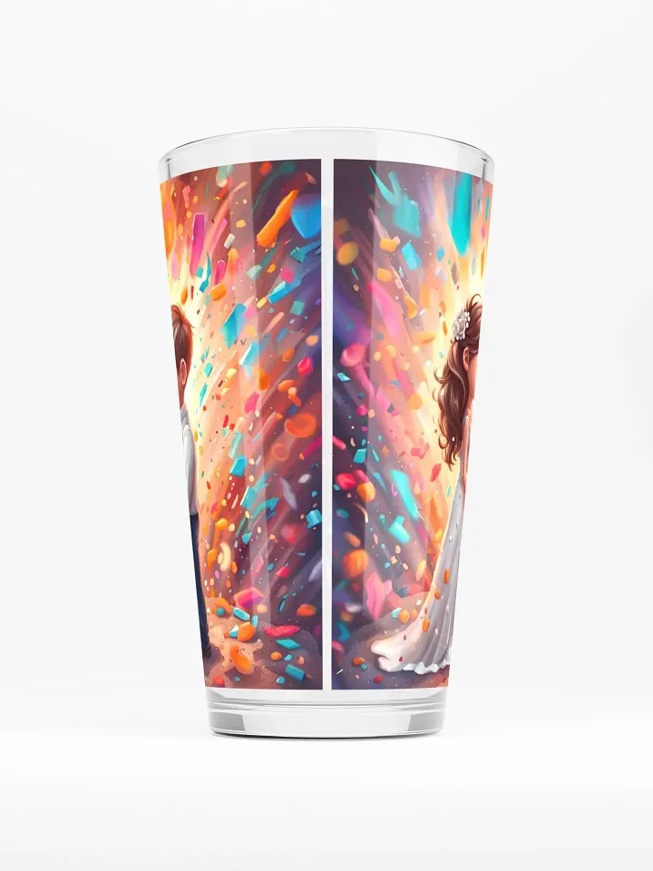 Cute Couple Pint Glass product image (2)
