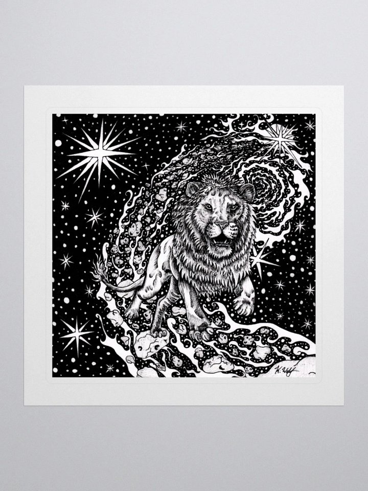 Leo Zodiac Kiss Cut Stickers product image (1)