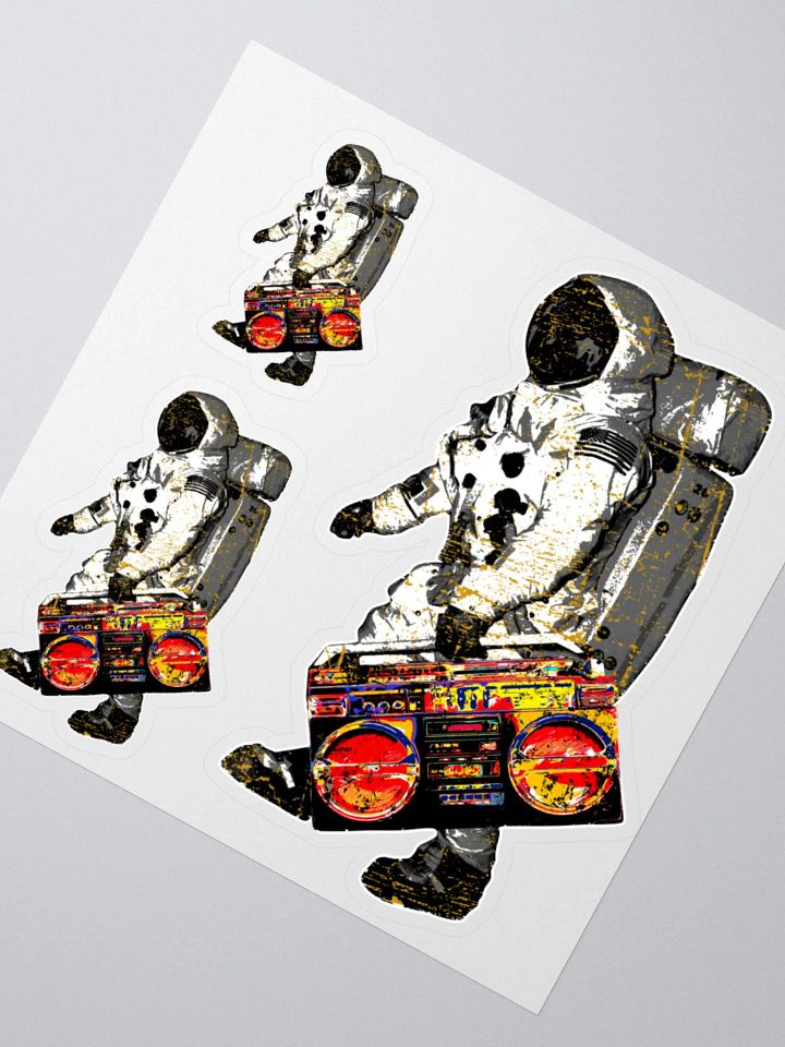Astronaut DJ Sticker Set product image (1)