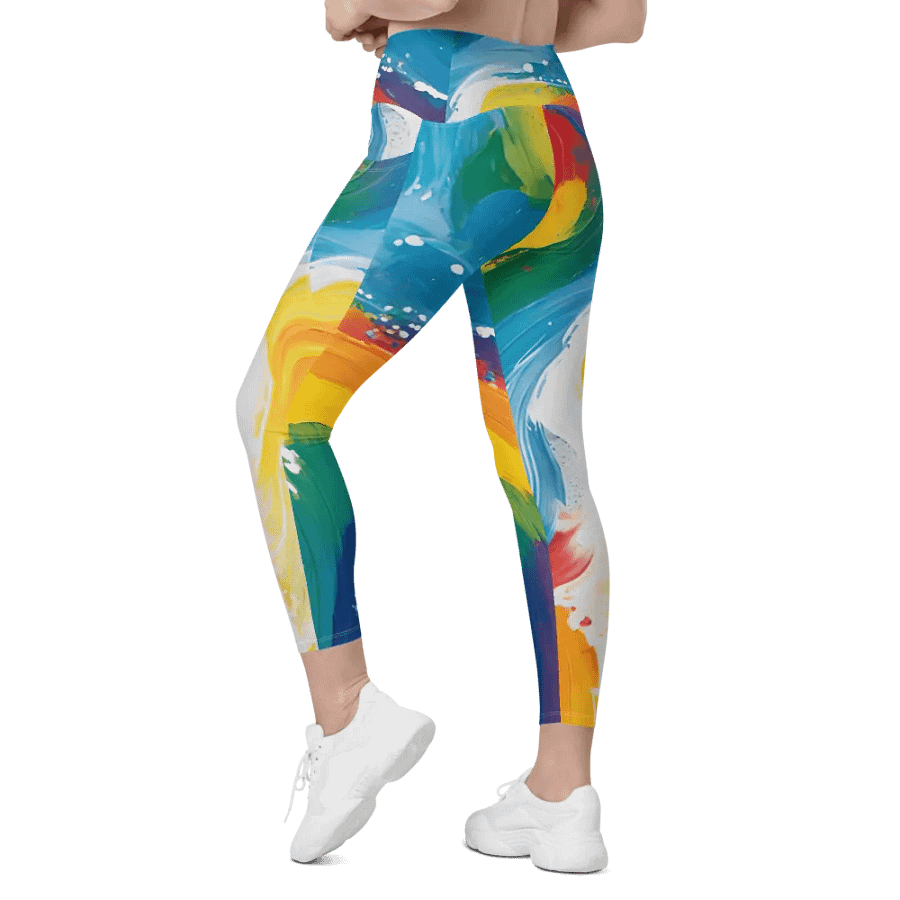 Whimsical Liquid Art Leggings product image (8)
