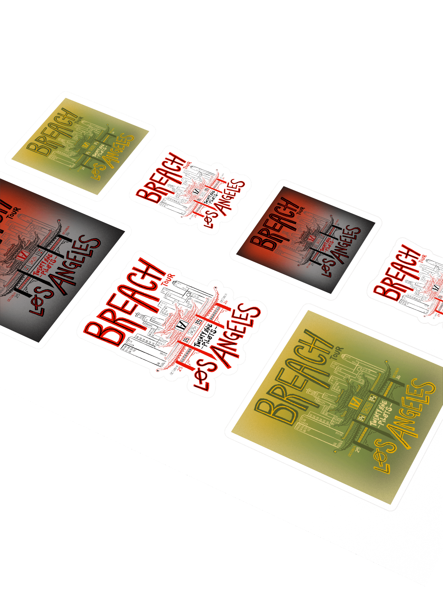 Breach LA Sticker Sheet product image (2)