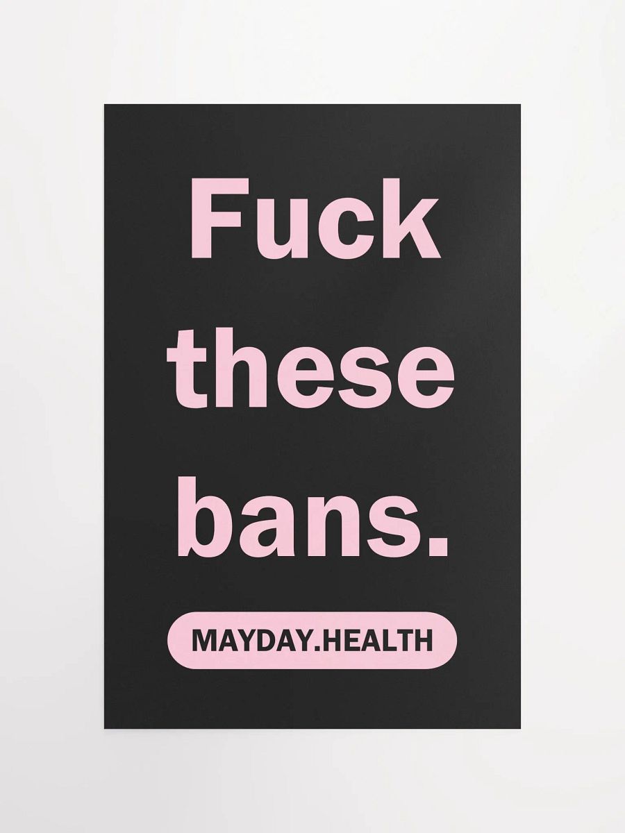 Fuck these bans poster product image (4)